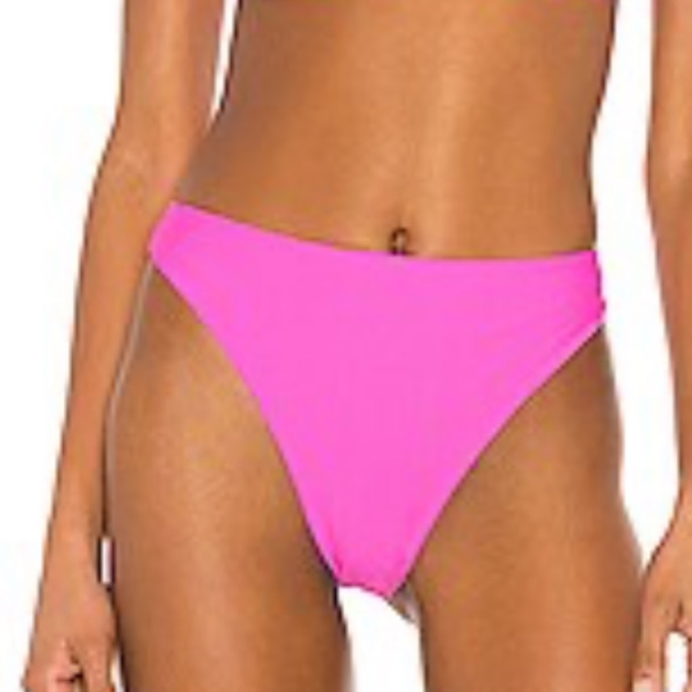Juillet Edie Bikini Bottom in Positano Pink